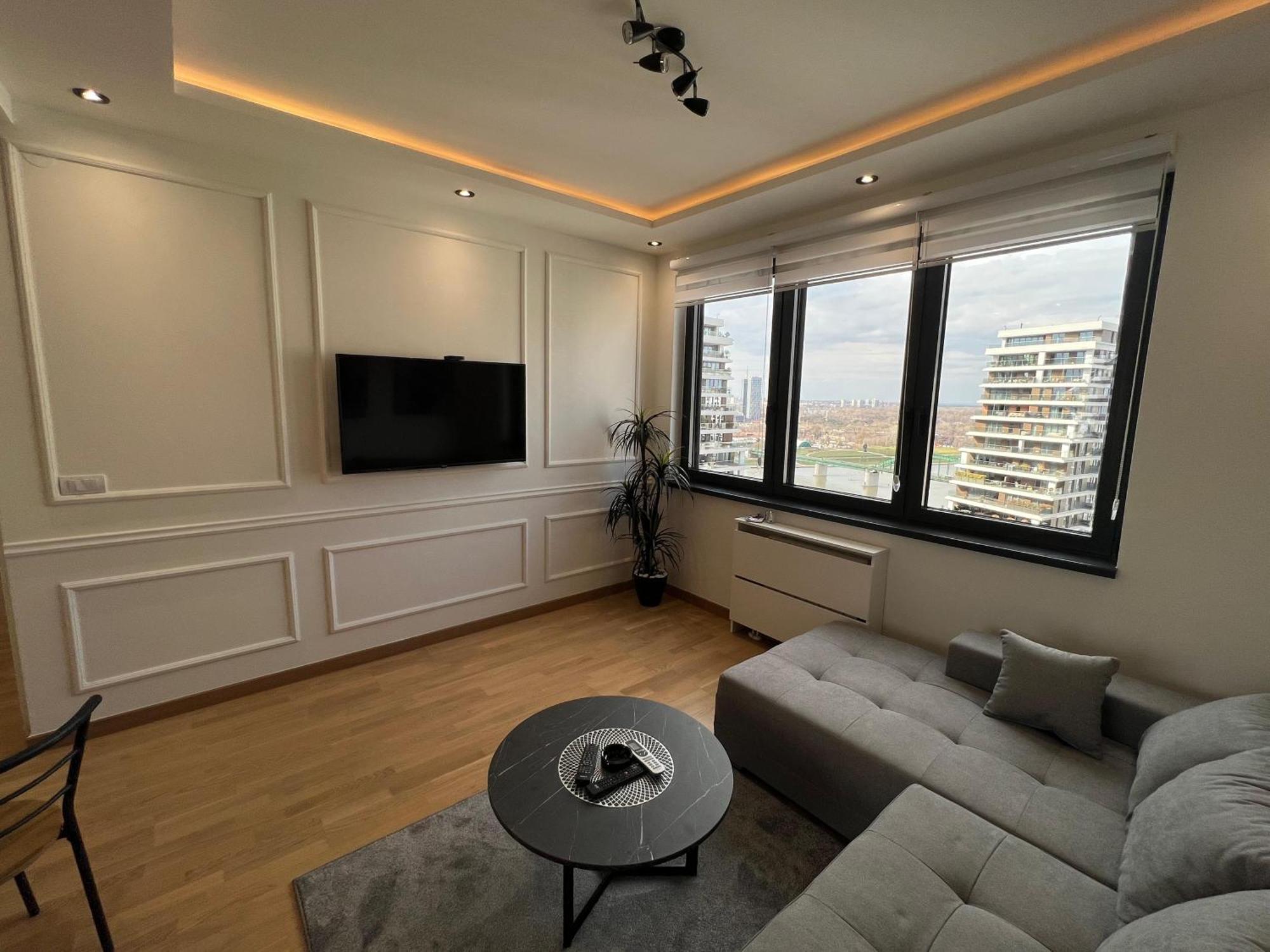 Ferienwohnung Modern Luxury In Belgrade Waterfront With Views Exterior foto
