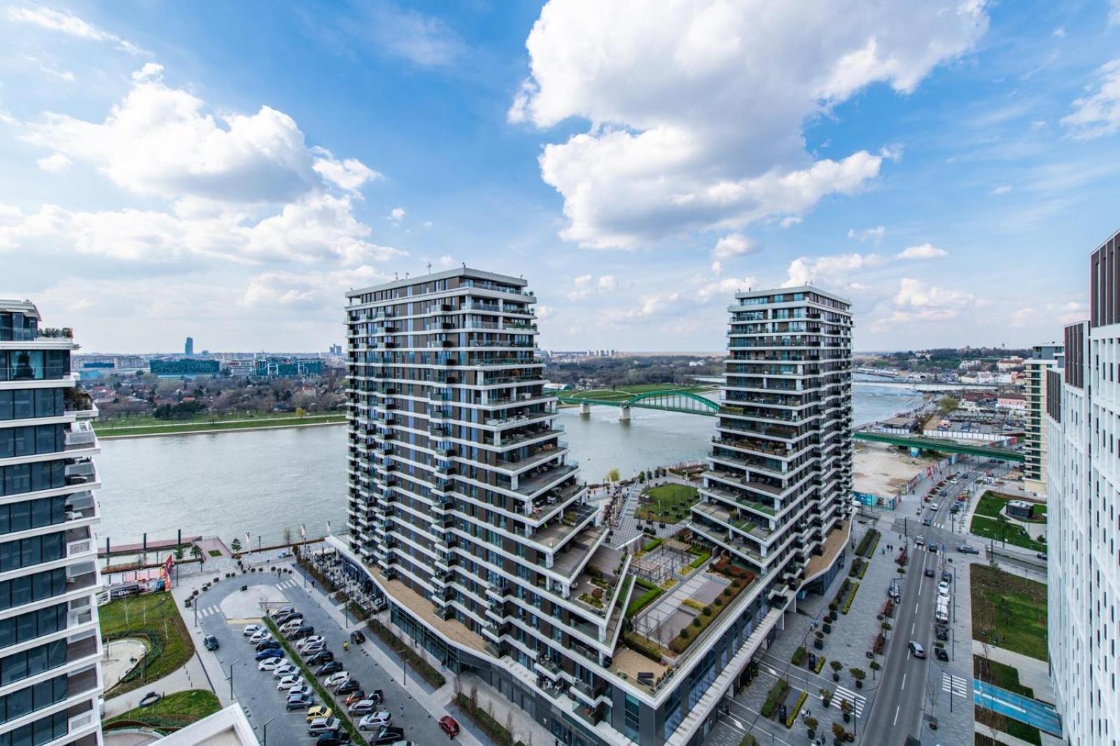 Ferienwohnung Modern Luxury In Belgrade Waterfront With Views Exterior foto